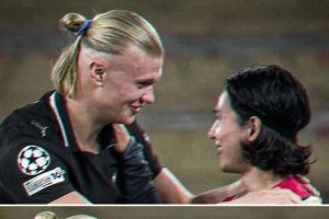 老队友还好吗？哈兰德、南野拓实拥抱寒暄