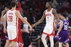 阿门：我想要刷助攻给KD传球就行 申京的吸引力能让我们轻松得分